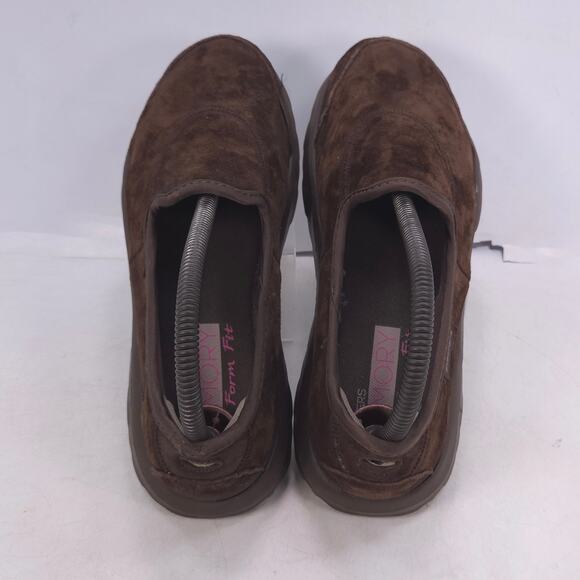 Skechers Go Walk Athletic Slip On Walking Shoe Womens Size 7 13766 Brown - Picture 4 of 9